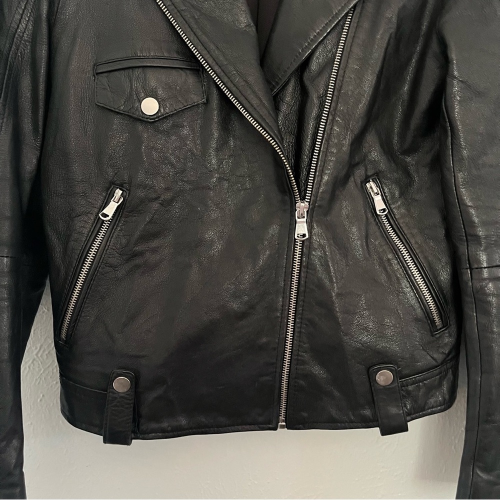 Pull & Bear Leather Moto Jacket - image 3